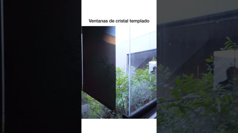 Diseños modernos: elegancia y seguridad con cristales templados